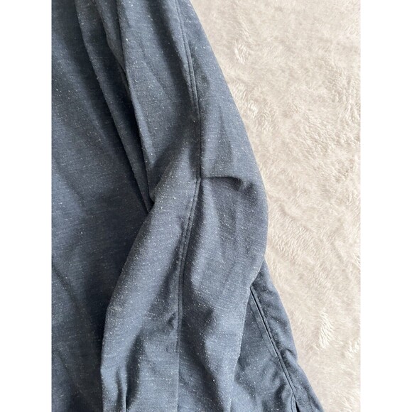 Lululemon Snap Front Men’s XL Blue Marled Front Double Pocket Long Sleeve EUC - Picture 5 of 10